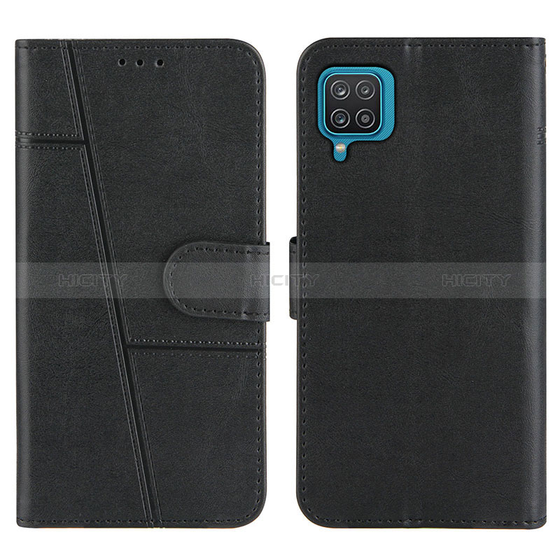 Coque Portefeuille Livre Cuir Etui Clapet Y01X pour Samsung Galaxy A12 5G Noir Plus