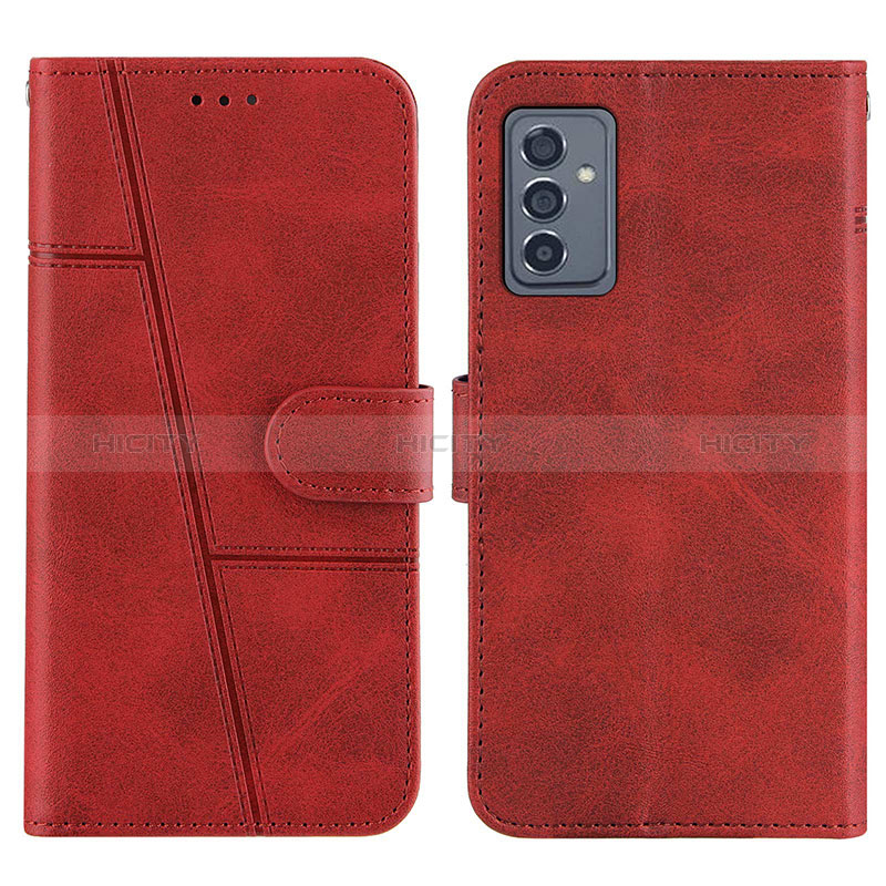 Coque Portefeuille Livre Cuir Etui Clapet Y01X pour Samsung Galaxy A15 4G Rouge Plus