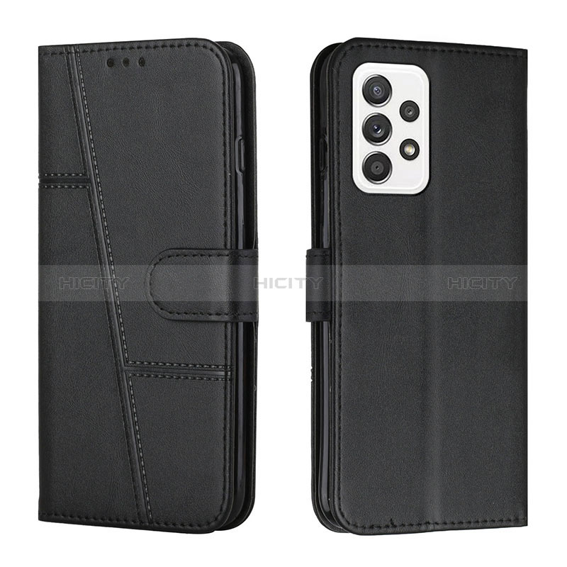 Coque Portefeuille Livre Cuir Etui Clapet Y01X pour Samsung Galaxy A23 5G Noir Plus