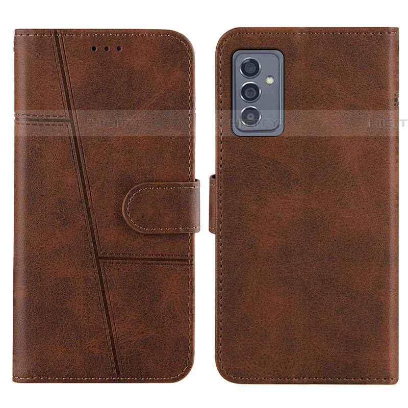 Coque Portefeuille Livre Cuir Etui Clapet Y01X pour Samsung Galaxy A24 4G Marron Plus