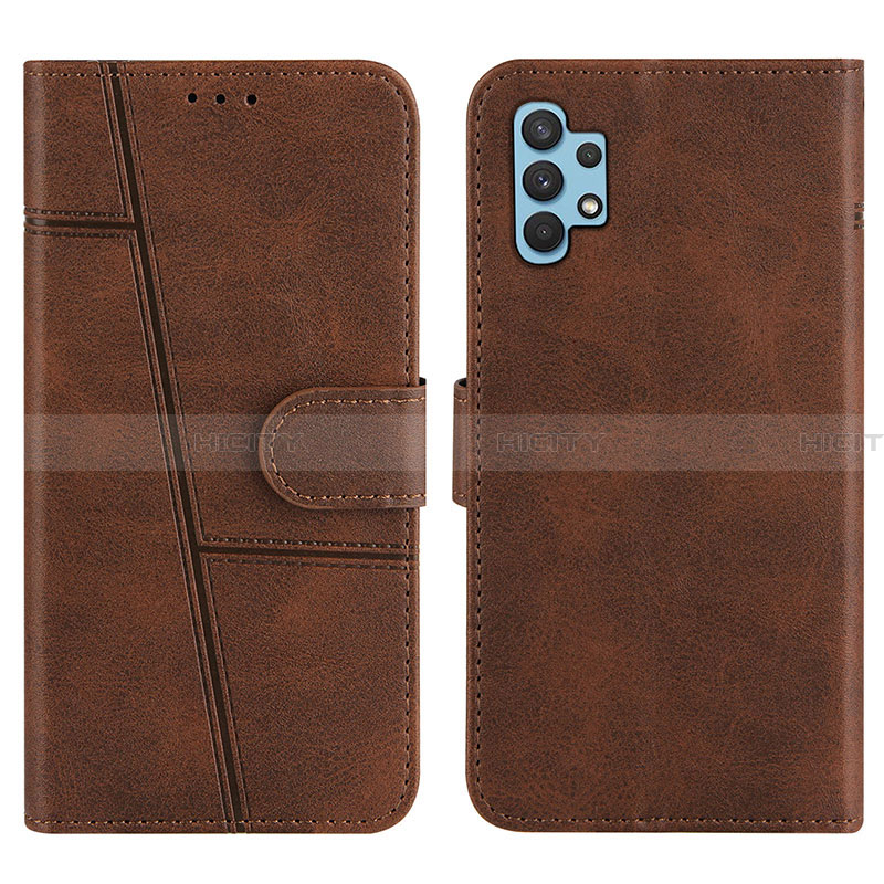 Coque Portefeuille Livre Cuir Etui Clapet Y01X pour Samsung Galaxy A32 5G Marron Plus