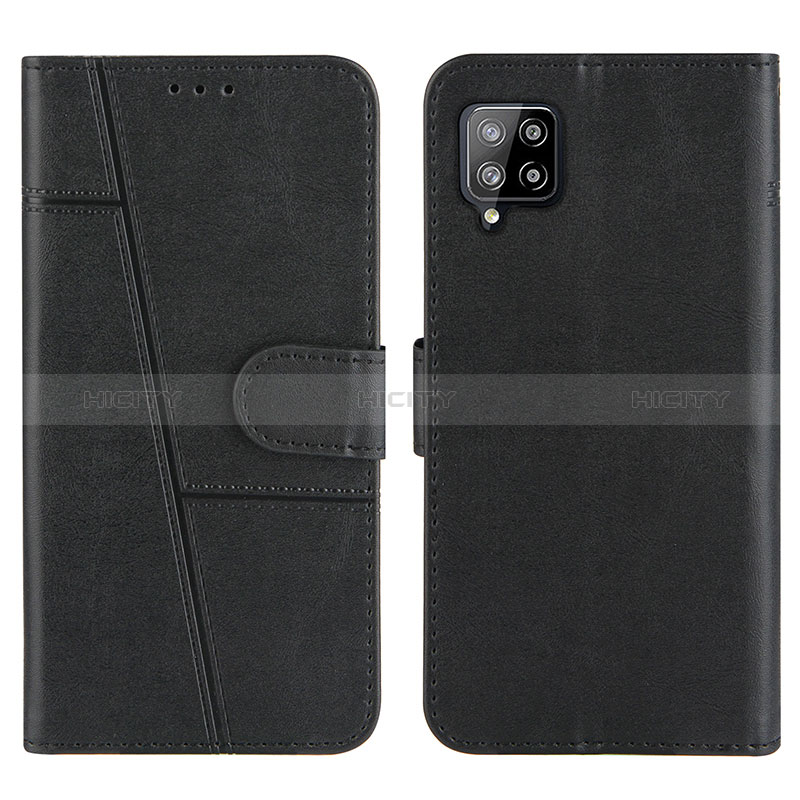 Coque Portefeuille Livre Cuir Etui Clapet Y01X pour Samsung Galaxy A42 5G Noir Plus