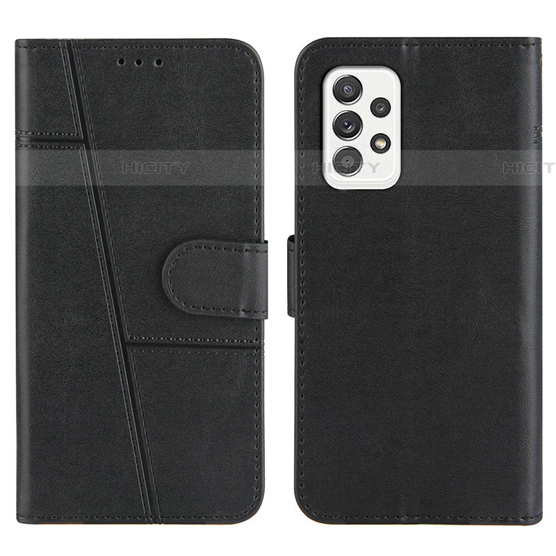 Coque Portefeuille Livre Cuir Etui Clapet Y01X pour Samsung Galaxy A52 5G Noir Plus