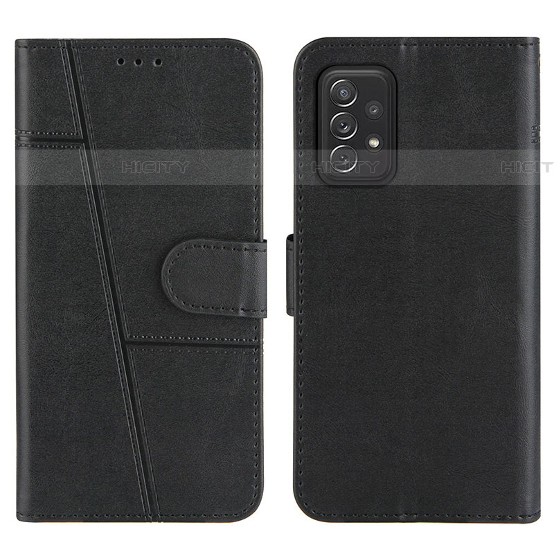 Coque Portefeuille Livre Cuir Etui Clapet Y01X pour Samsung Galaxy A72 4G Noir Plus