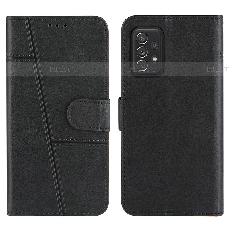 Coque Portefeuille Livre Cuir Etui Clapet Y01X pour Samsung Galaxy A72 5G Noir Plus