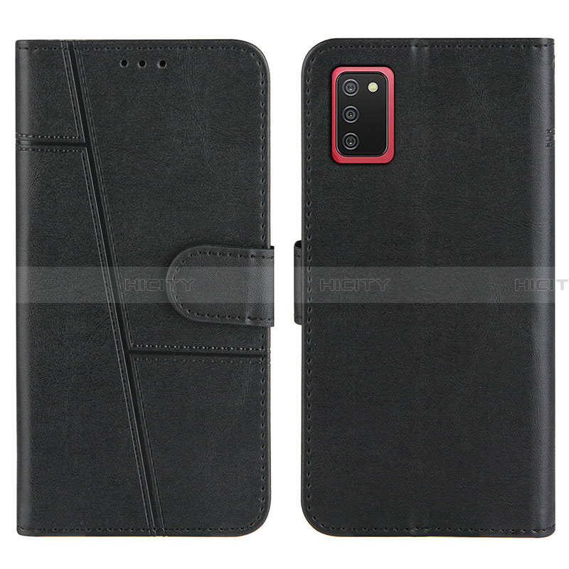 Coque Portefeuille Livre Cuir Etui Clapet Y01X pour Samsung Galaxy F02S SM-E025F Noir Plus