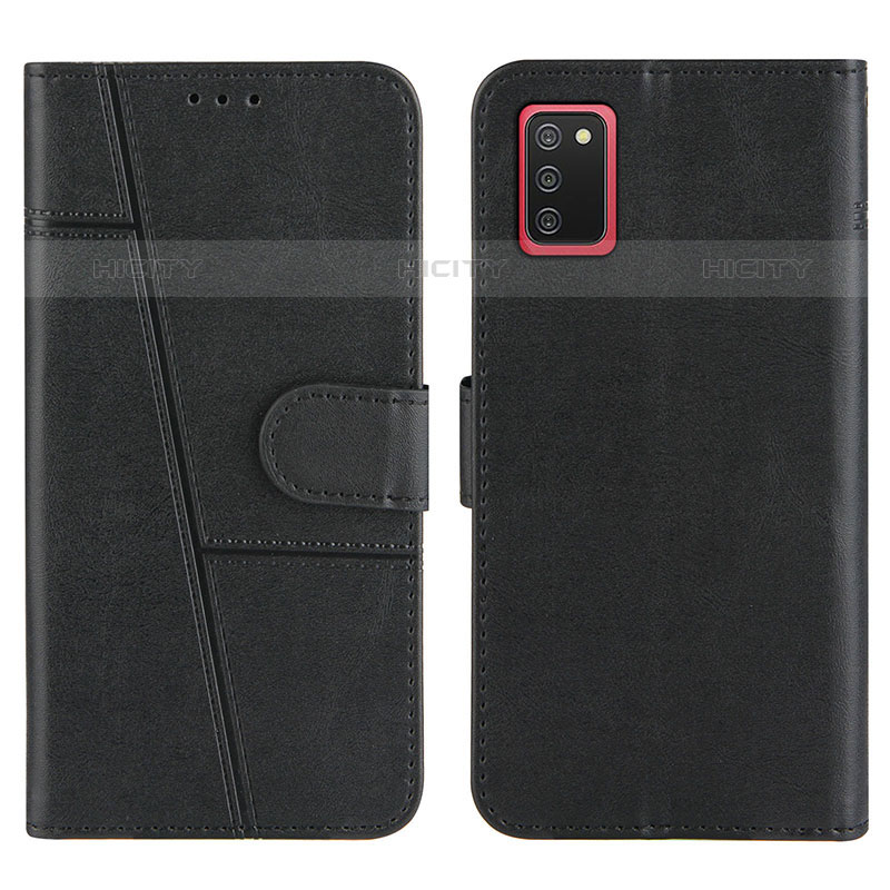 Coque Portefeuille Livre Cuir Etui Clapet Y01X pour Samsung Galaxy M02s Noir Plus