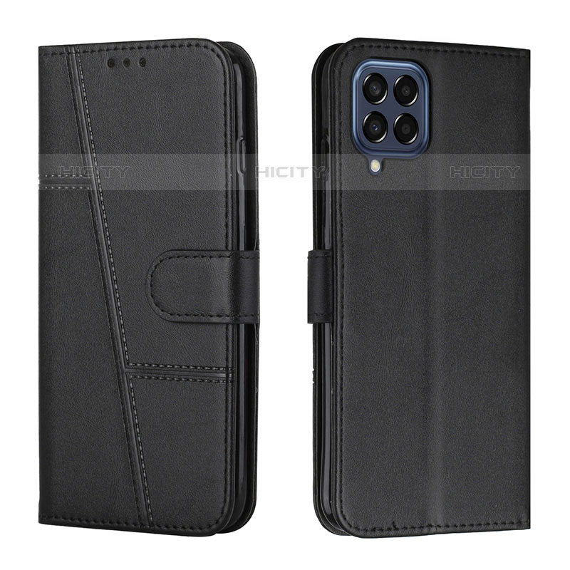 Coque Portefeuille Livre Cuir Etui Clapet Y01X pour Samsung Galaxy M53 5G Noir Plus