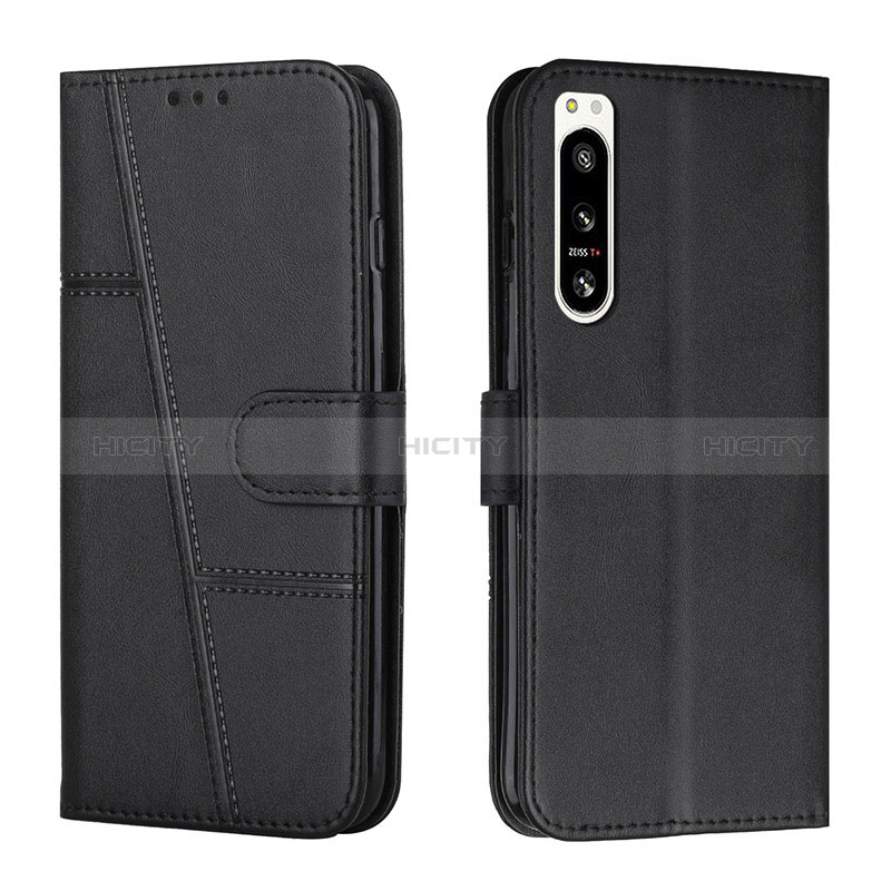 Coque Portefeuille Livre Cuir Etui Clapet Y01X pour Sony Xperia 5 IV Noir Plus