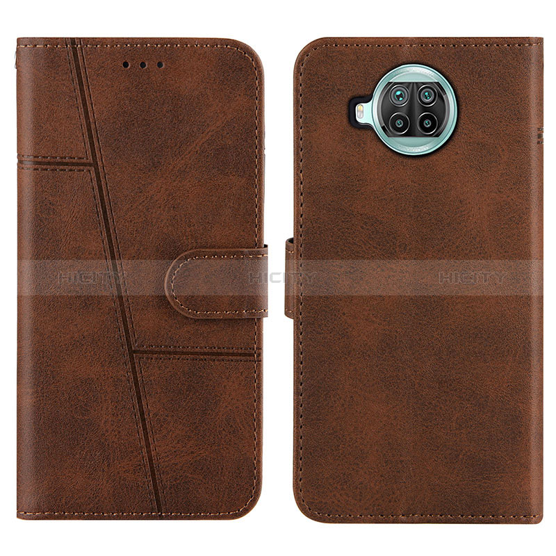 Coque Portefeuille Livre Cuir Etui Clapet Y01X pour Xiaomi Mi 10i 5G Marron Plus