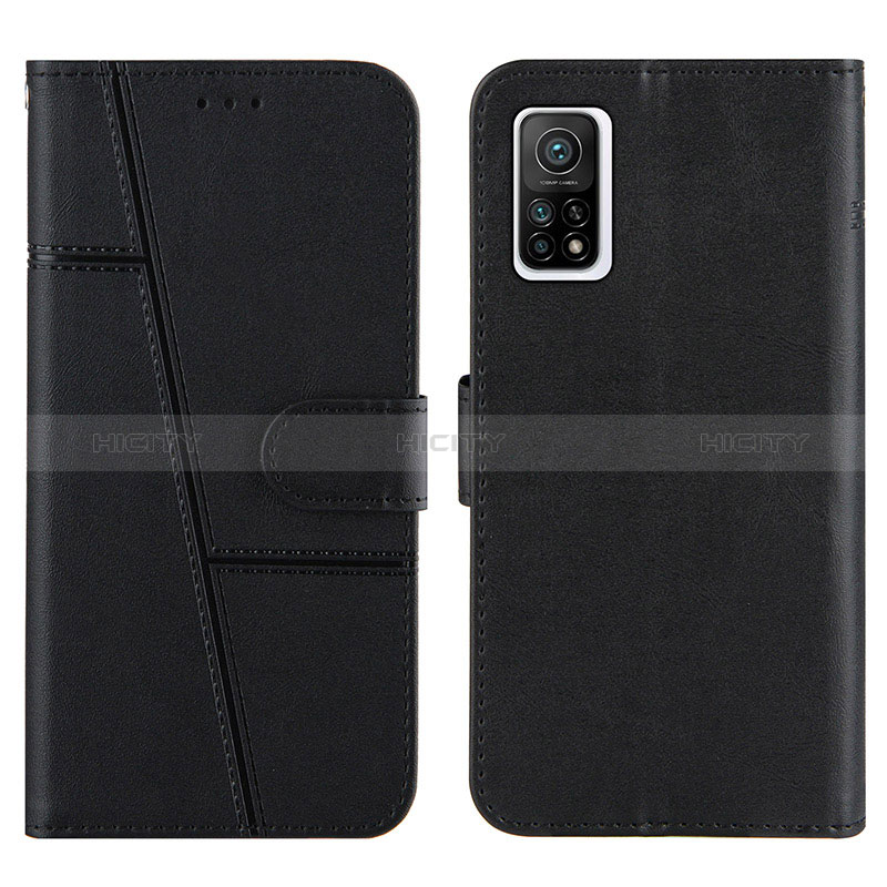 Coque Portefeuille Livre Cuir Etui Clapet Y01X pour Xiaomi Mi 10T 5G Noir Plus