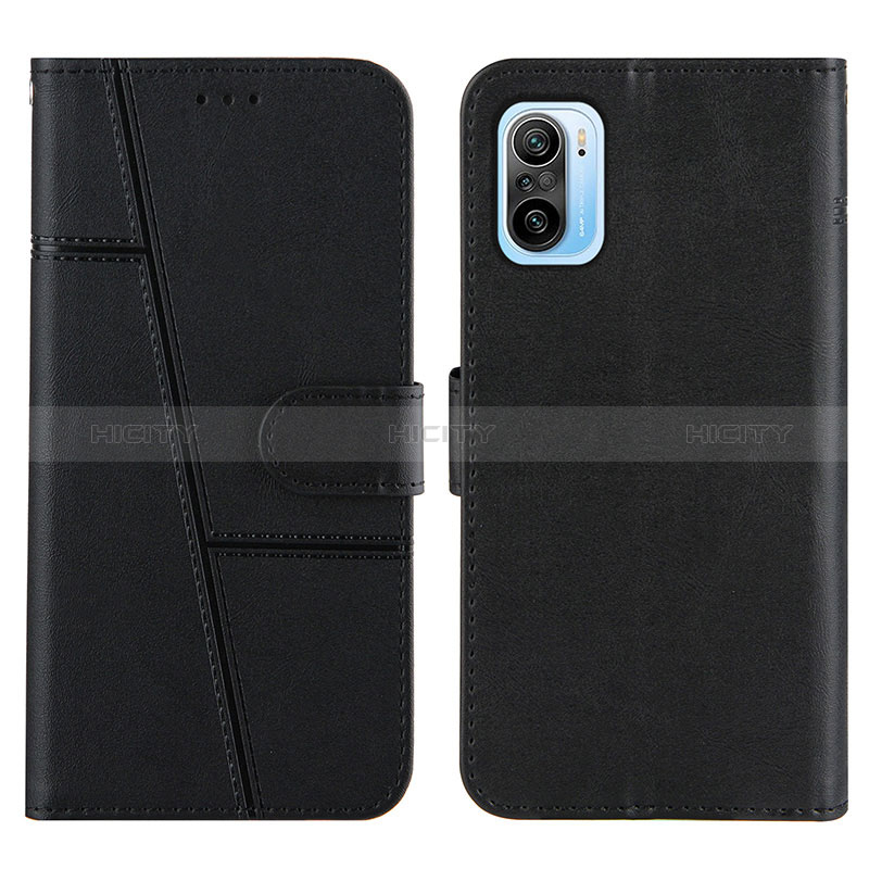 Coque Portefeuille Livre Cuir Etui Clapet Y01X pour Xiaomi Mi 11i 5G Noir Plus