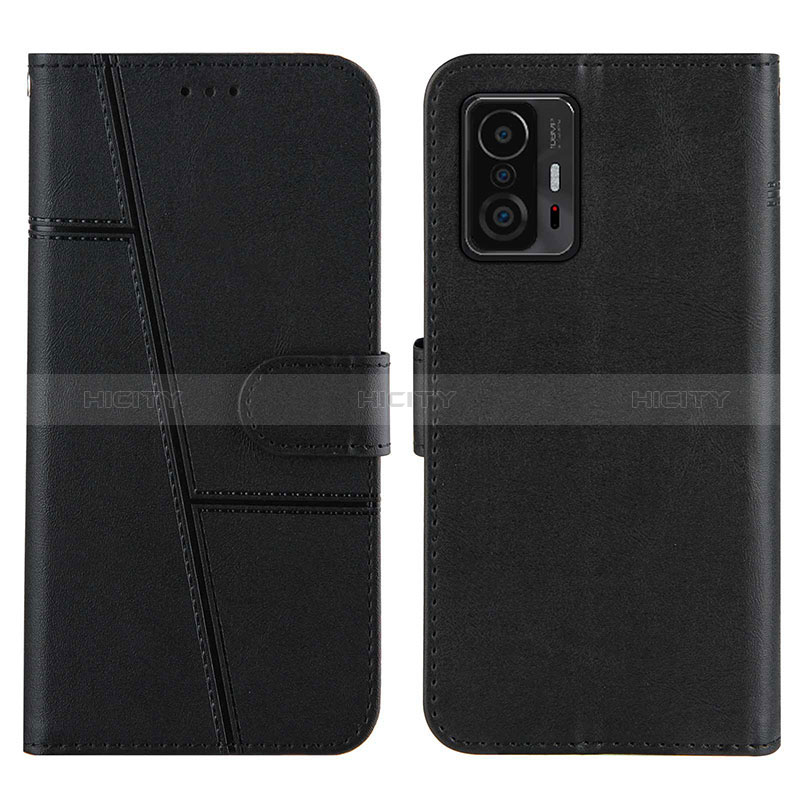 Coque Portefeuille Livre Cuir Etui Clapet Y01X pour Xiaomi Mi 11T 5G Noir Plus