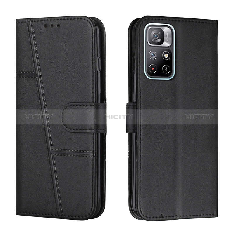 Coque Portefeuille Livre Cuir Etui Clapet Y01X pour Xiaomi Poco M4 Pro 5G Noir Plus