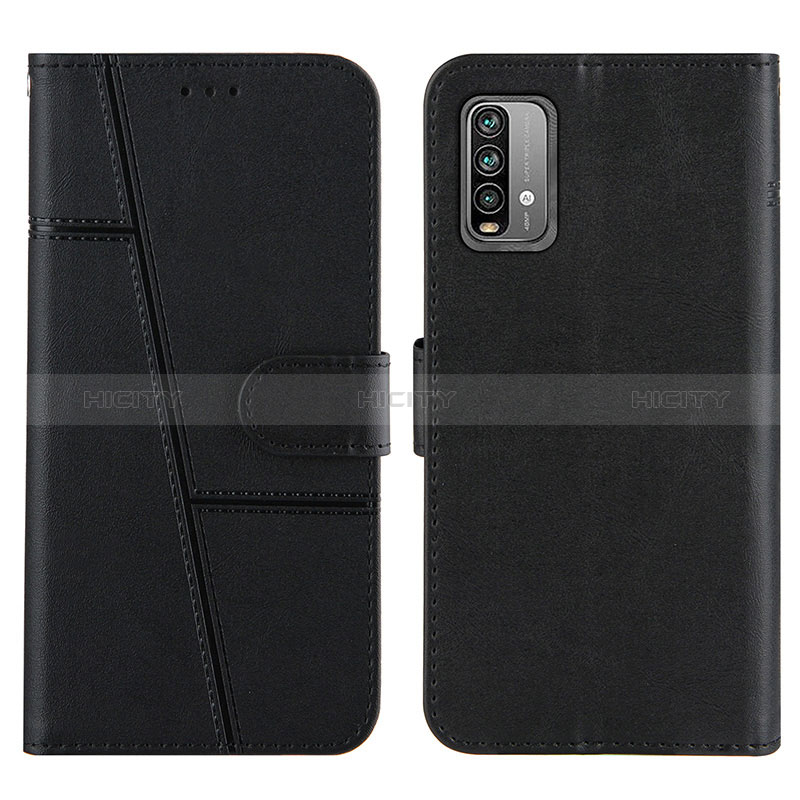 Coque Portefeuille Livre Cuir Etui Clapet Y01X pour Xiaomi Redmi 9 Power Noir Plus