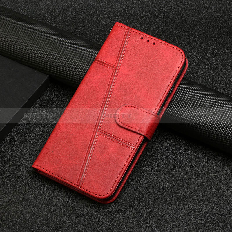 Coque Portefeuille Livre Cuir Etui Clapet Y01X pour Xiaomi Redmi K60 5G Rouge Plus