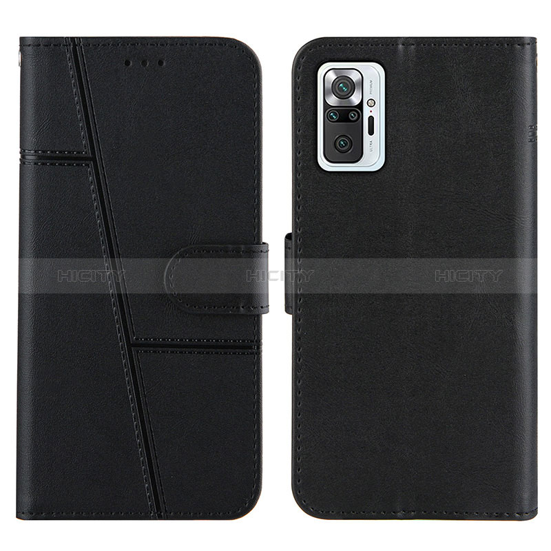 Coque Portefeuille Livre Cuir Etui Clapet Y01X pour Xiaomi Redmi Note 10 Pro 4G Noir Plus