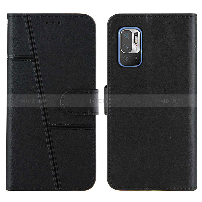 Coque Portefeuille Livre Cuir Etui Clapet Y01X pour Xiaomi Redmi Note 10T 5G Noir Plus