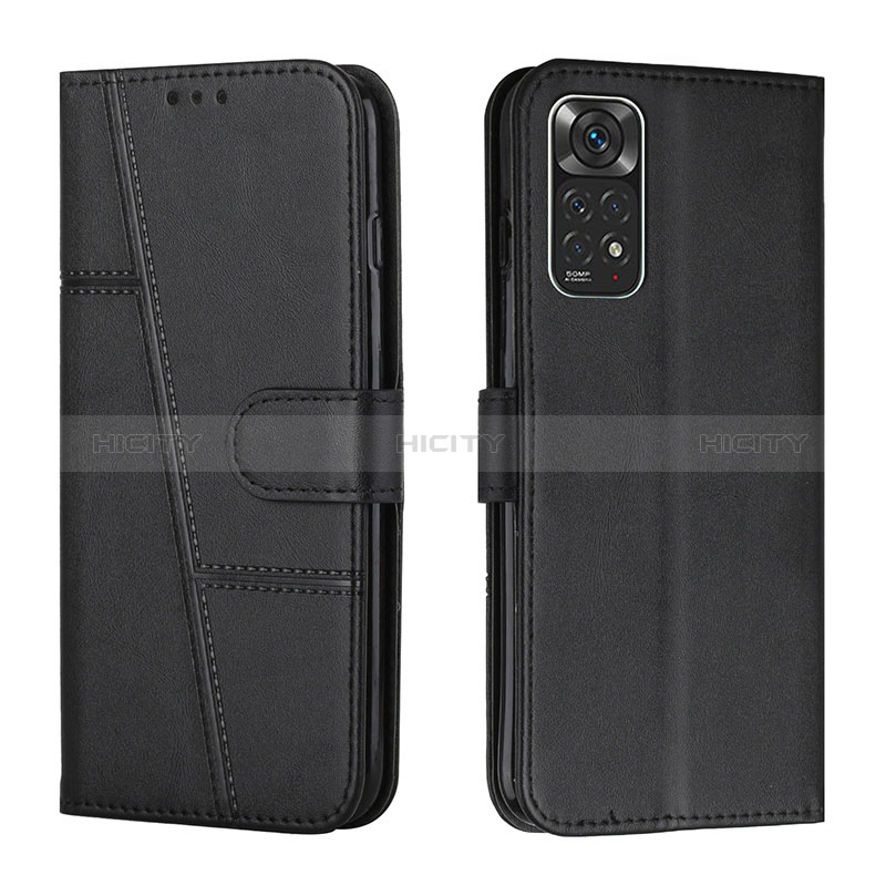 Coque Portefeuille Livre Cuir Etui Clapet Y01X pour Xiaomi Redmi Note 11 4G (2022) Noir Plus