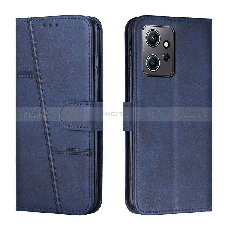 Coque Portefeuille Livre Cuir Etui Clapet Y01X pour Xiaomi Redmi Note 12 4G Bleu Plus