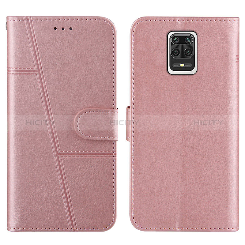 Coque Portefeuille Livre Cuir Etui Clapet Y01X pour Xiaomi Redmi Note 9 Pro Max Or Rose Plus