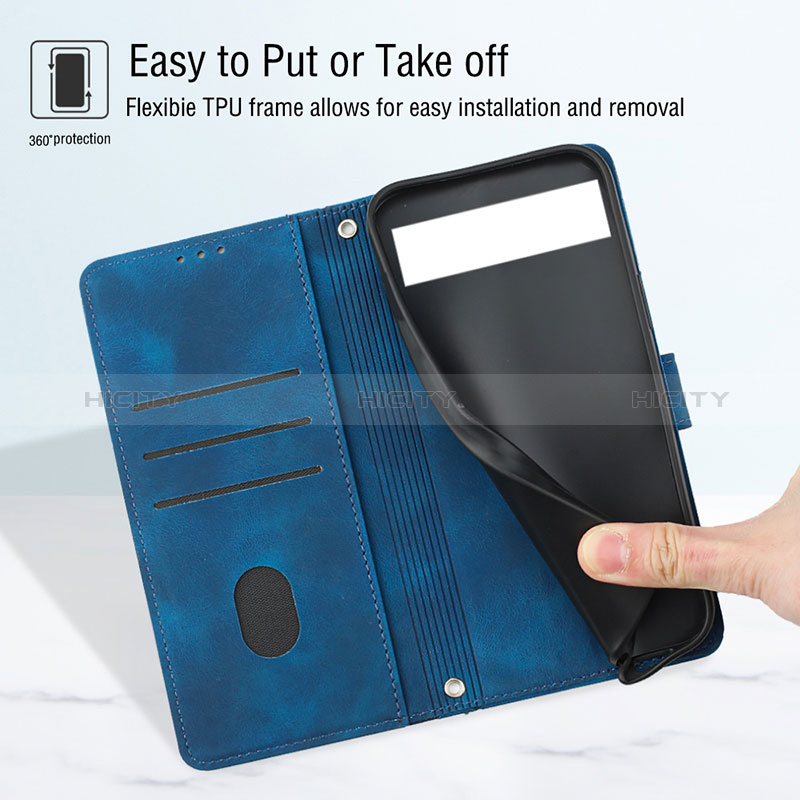 Coque Portefeuille Livre Cuir Etui Clapet Y02B pour Google Pixel 6 5G Plus