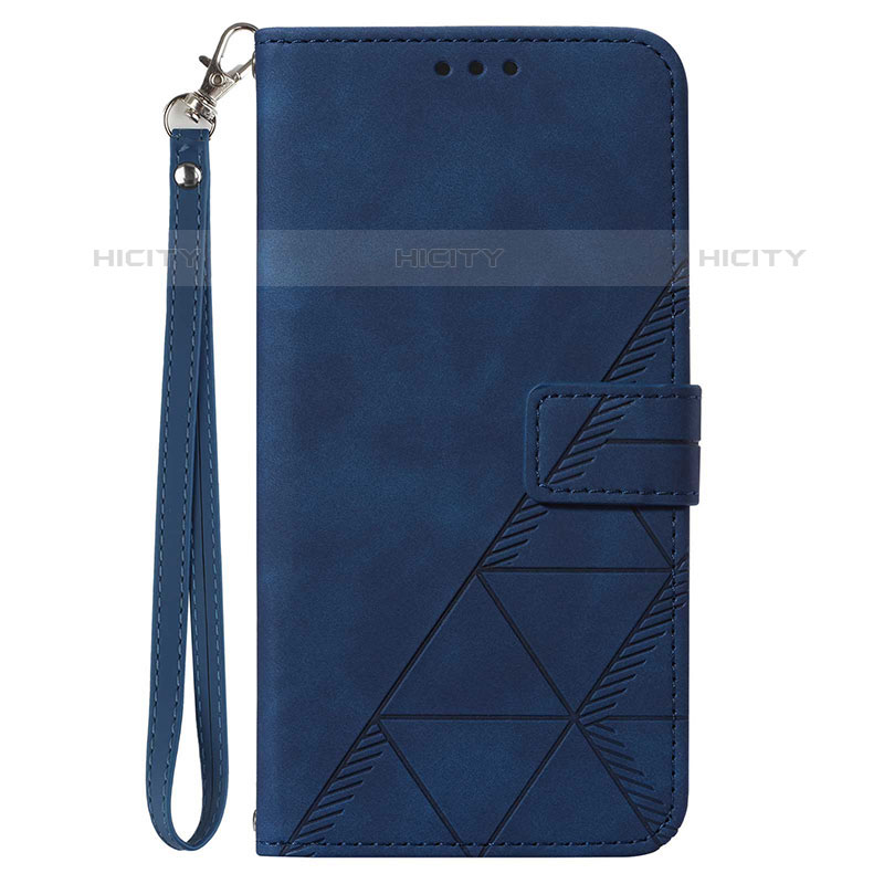 Coque Portefeuille Livre Cuir Etui Clapet Y02B pour Google Pixel 8 5G Bleu Plus