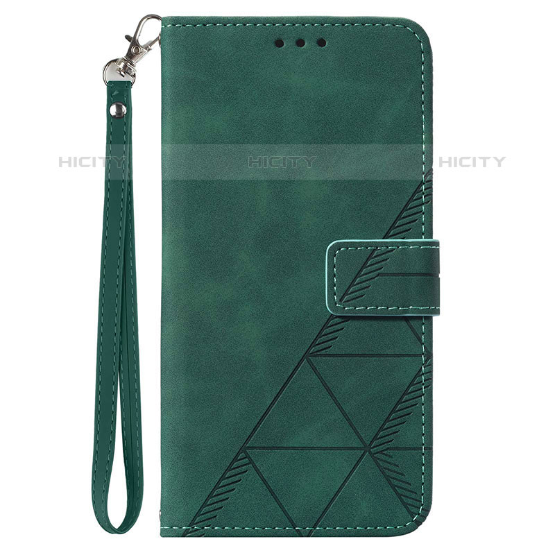 Coque Portefeuille Livre Cuir Etui Clapet Y02B pour Google Pixel 8 5G Vert Plus