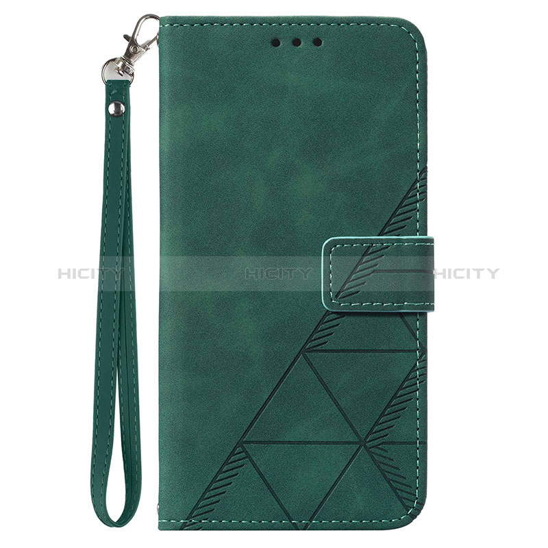 Coque Portefeuille Livre Cuir Etui Clapet Y02B pour Google Pixel 8 Pro 5G Vert Plus