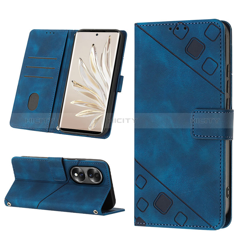 Coque Portefeuille Livre Cuir Etui Clapet Y02B pour Huawei Honor 70 5G Plus