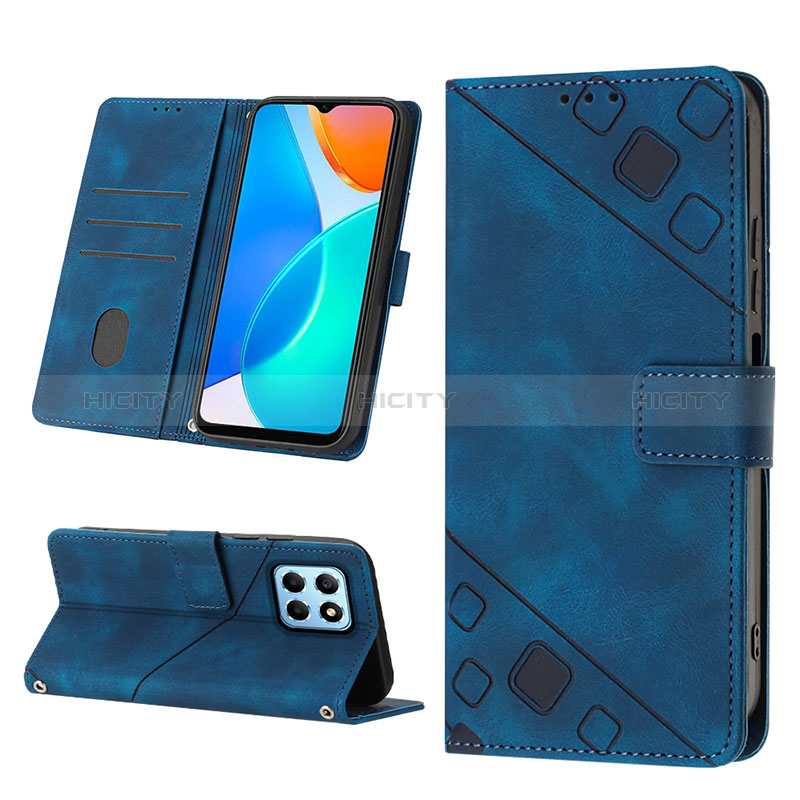 Coque Portefeuille Livre Cuir Etui Clapet Y02B pour Huawei Honor X6 5G Plus