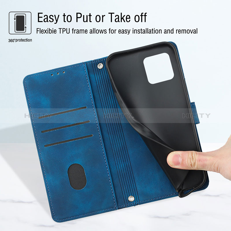 Coque Portefeuille Livre Cuir Etui Clapet Y02B pour Huawei Honor X6 Plus