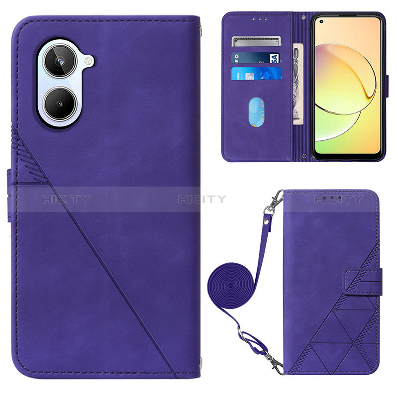 Coque Portefeuille Livre Cuir Etui Clapet Y02B pour Realme 10 4G Plus