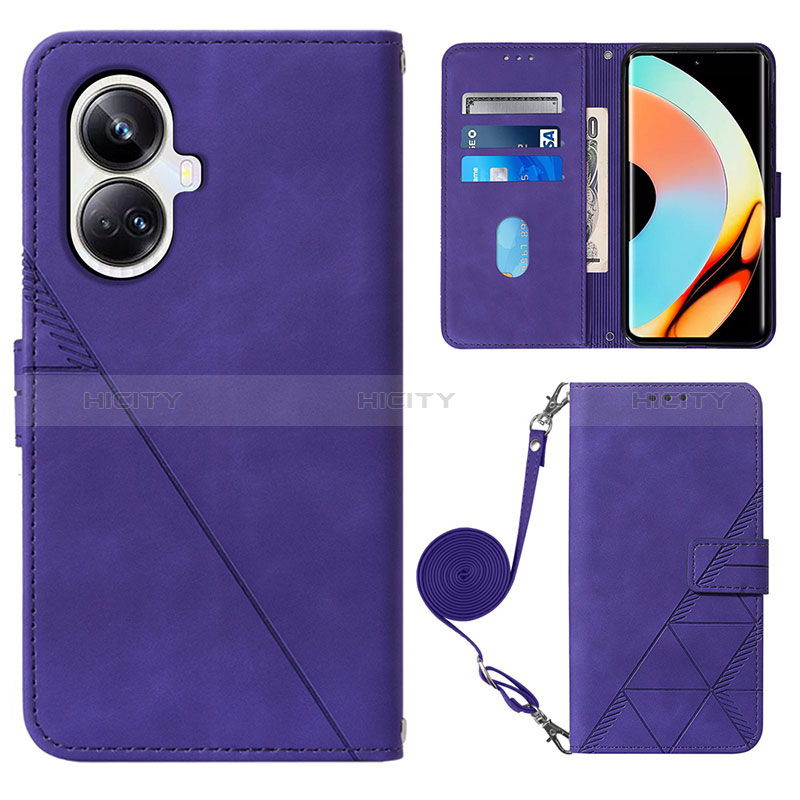 Coque Portefeuille Livre Cuir Etui Clapet Y02B pour Realme 10 Pro+ Plus 5G Plus