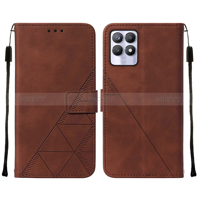 Coque Portefeuille Livre Cuir Etui Clapet Y02B pour Realme 8i Plus