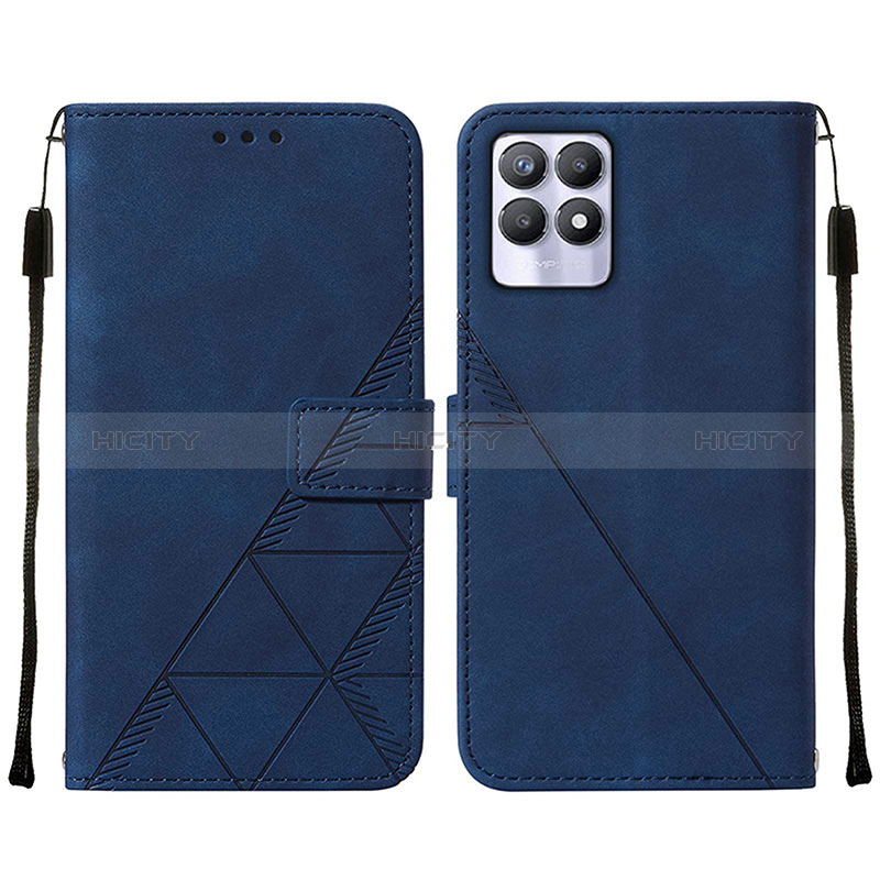 Coque Portefeuille Livre Cuir Etui Clapet Y02B pour Realme 8i Plus