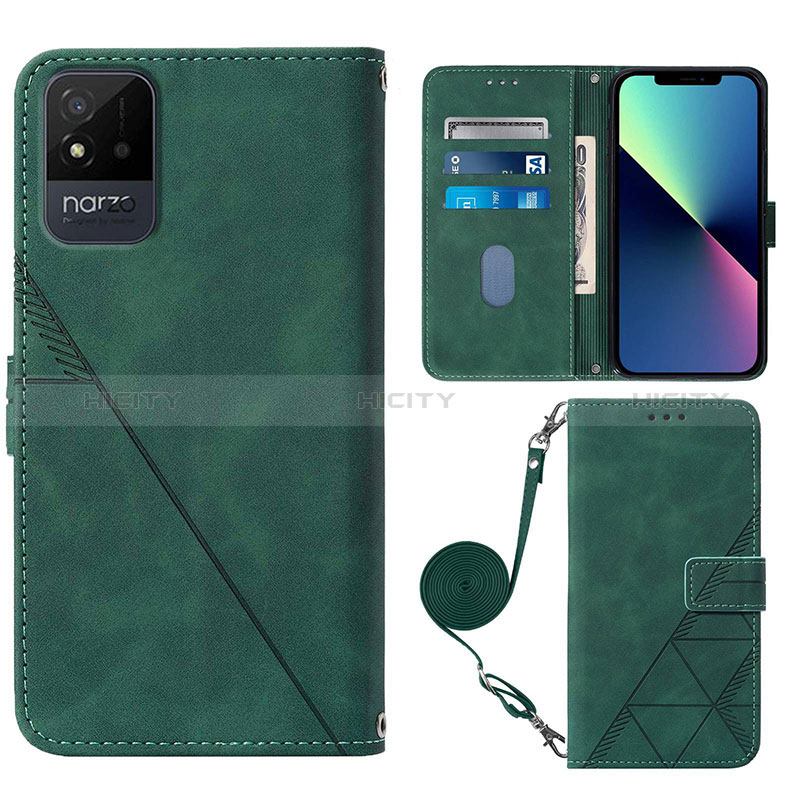 Coque Portefeuille Livre Cuir Etui Clapet Y02B pour Realme C11 (2021) Plus