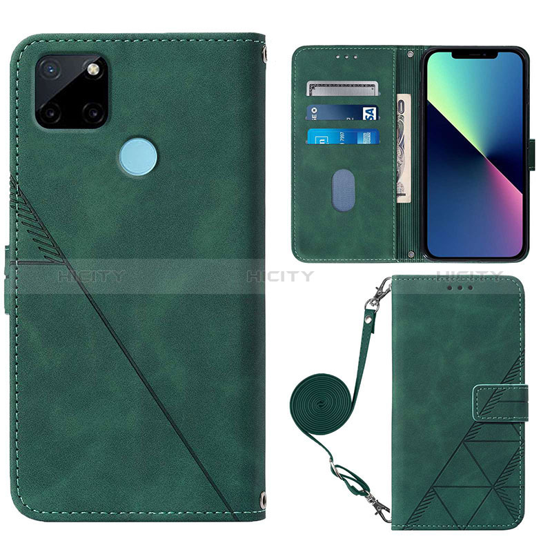 Coque Portefeuille Livre Cuir Etui Clapet Y02B pour Realme C25Y India Plus