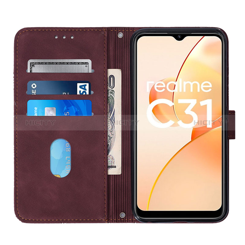 Coque Portefeuille Livre Cuir Etui Clapet Y02B pour Realme C31 Plus