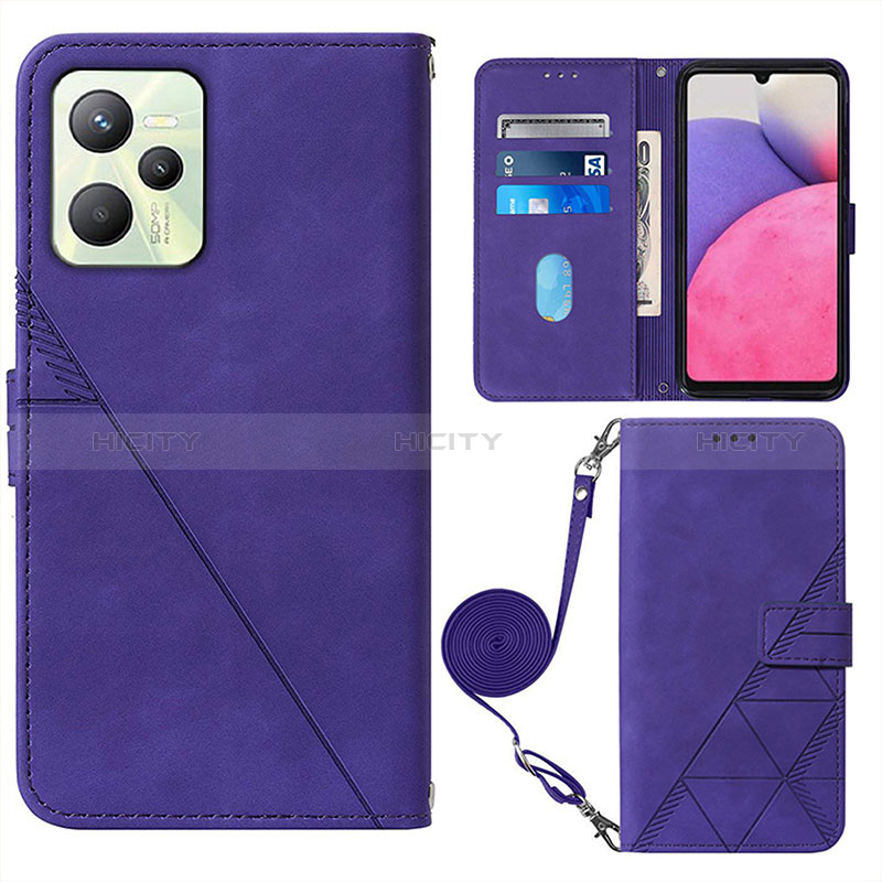 Coque Portefeuille Livre Cuir Etui Clapet Y02B pour Realme C35 Plus