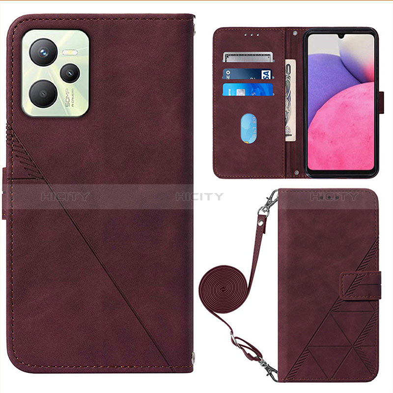 Coque Portefeuille Livre Cuir Etui Clapet Y02B pour Realme C35 Plus