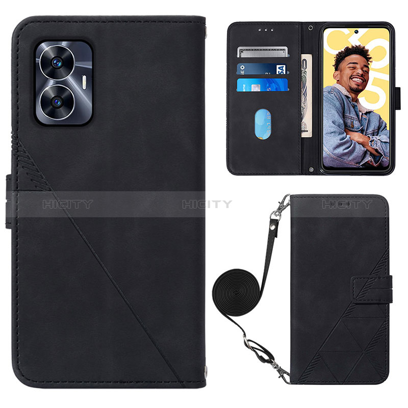 Coque Portefeuille Livre Cuir Etui Clapet Y02B pour Realme C55 Plus