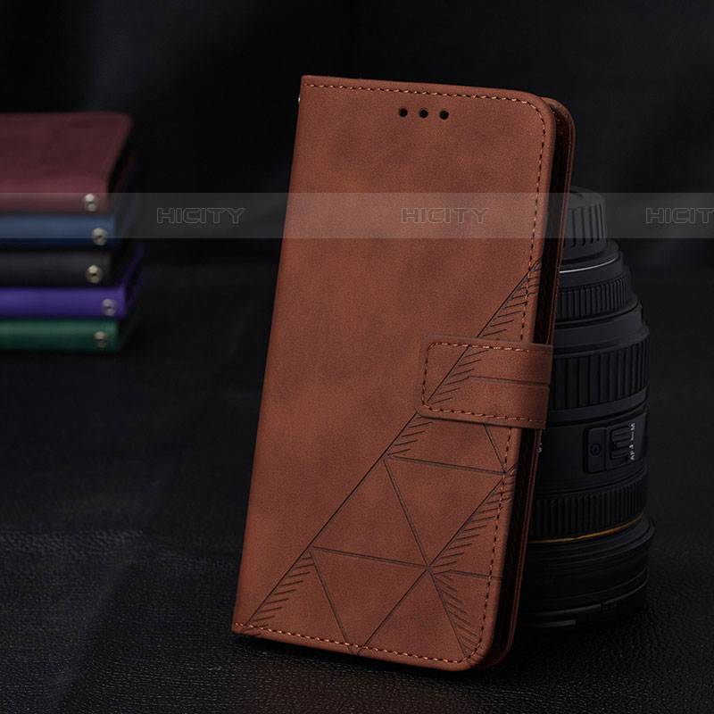 Coque Portefeuille Livre Cuir Etui Clapet Y02B pour Samsung Galaxy A04s Marron Plus