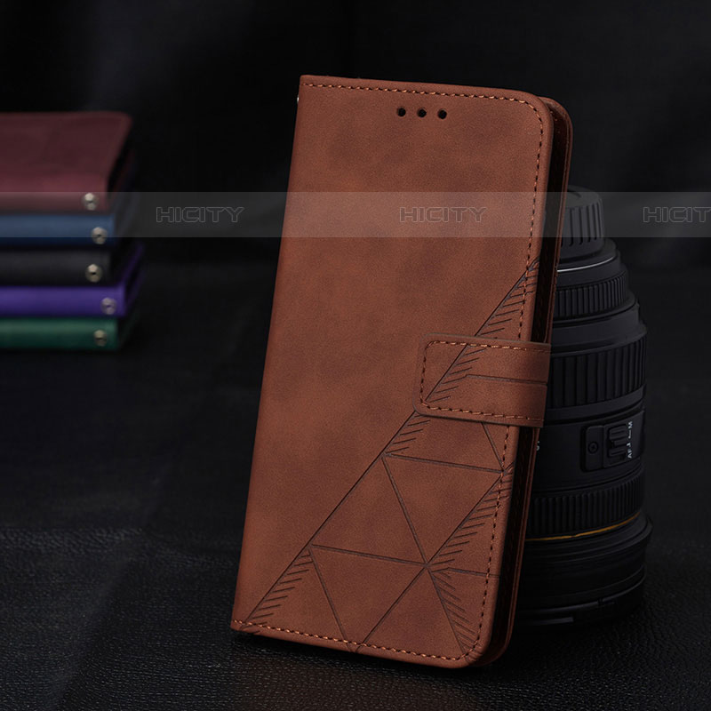 Coque Portefeuille Livre Cuir Etui Clapet Y02B pour Samsung Galaxy A05s Marron Plus