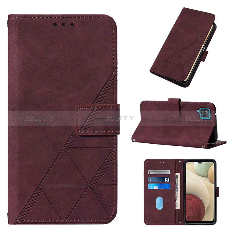 Coque Portefeuille Livre Cuir Etui Clapet Y02B pour Samsung Galaxy A12 Nacho Plus