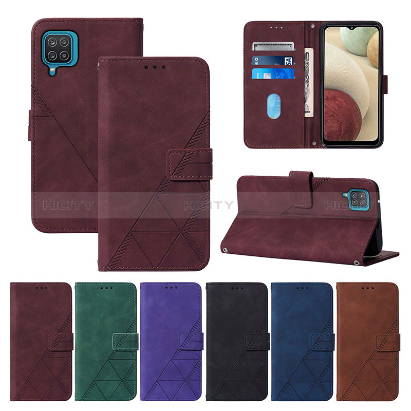 Coque Portefeuille Livre Cuir Etui Clapet Y02B pour Samsung Galaxy A12 Plus