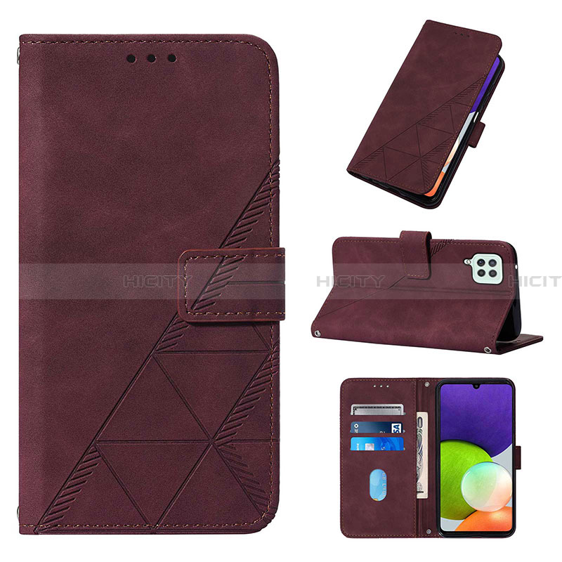 Coque Portefeuille Livre Cuir Etui Clapet Y02B pour Samsung Galaxy A22 4G Plus