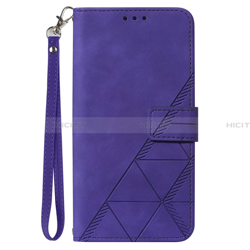 Coque Portefeuille Livre Cuir Etui Clapet Y02B pour Samsung Galaxy A23 4G Violet Plus