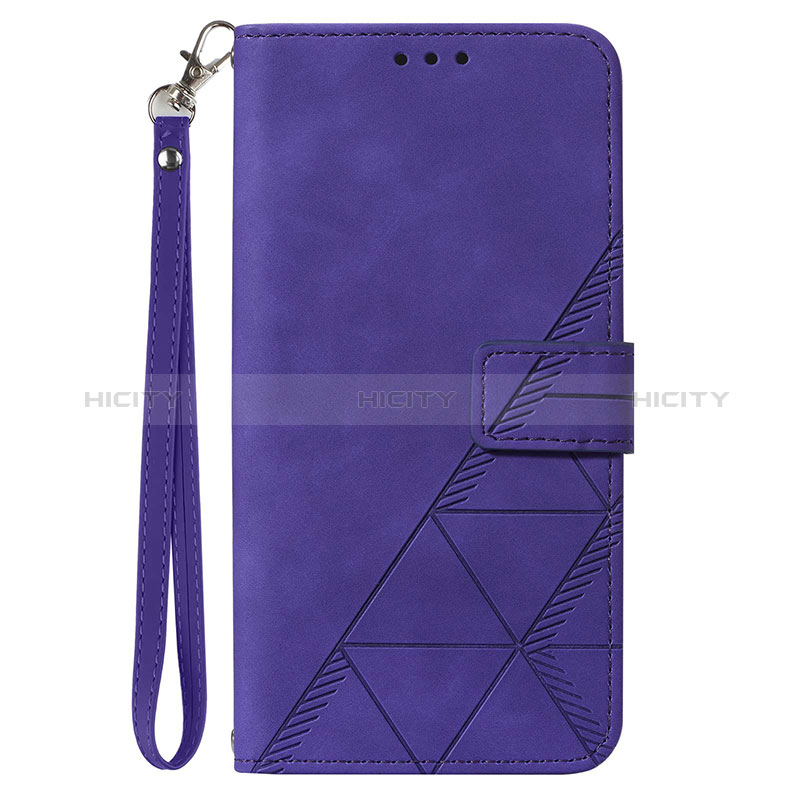 Coque Portefeuille Livre Cuir Etui Clapet Y02B pour Samsung Galaxy A23 5G Violet Plus