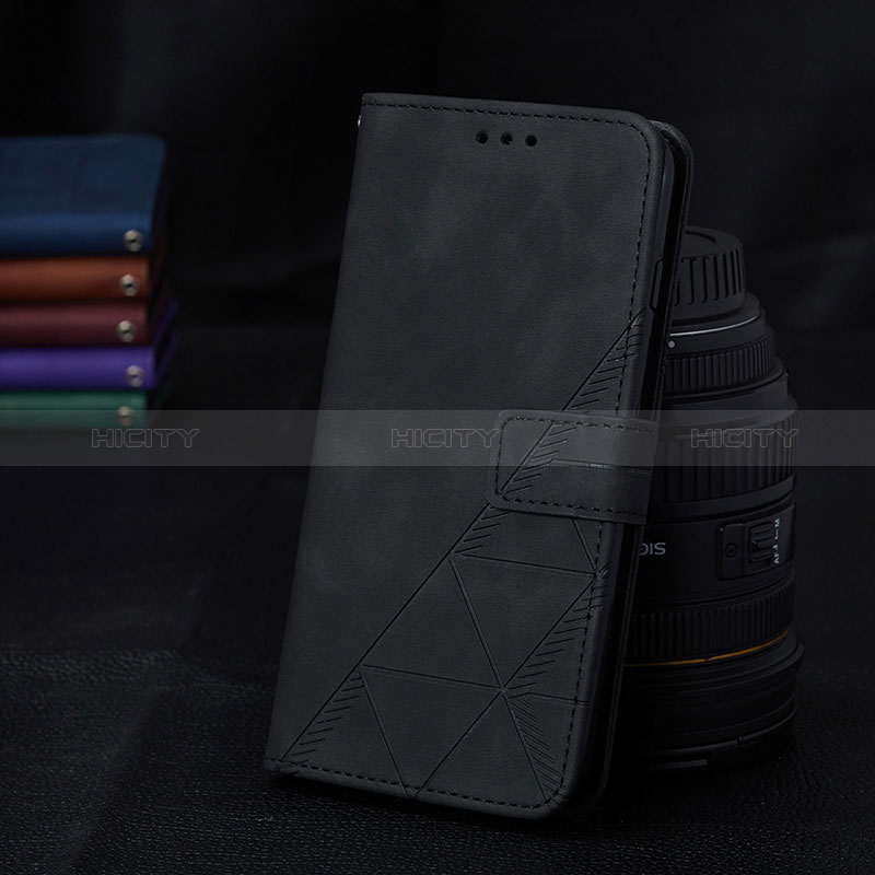 Coque Portefeuille Livre Cuir Etui Clapet Y02B pour Samsung Galaxy A52s 5G Noir Plus